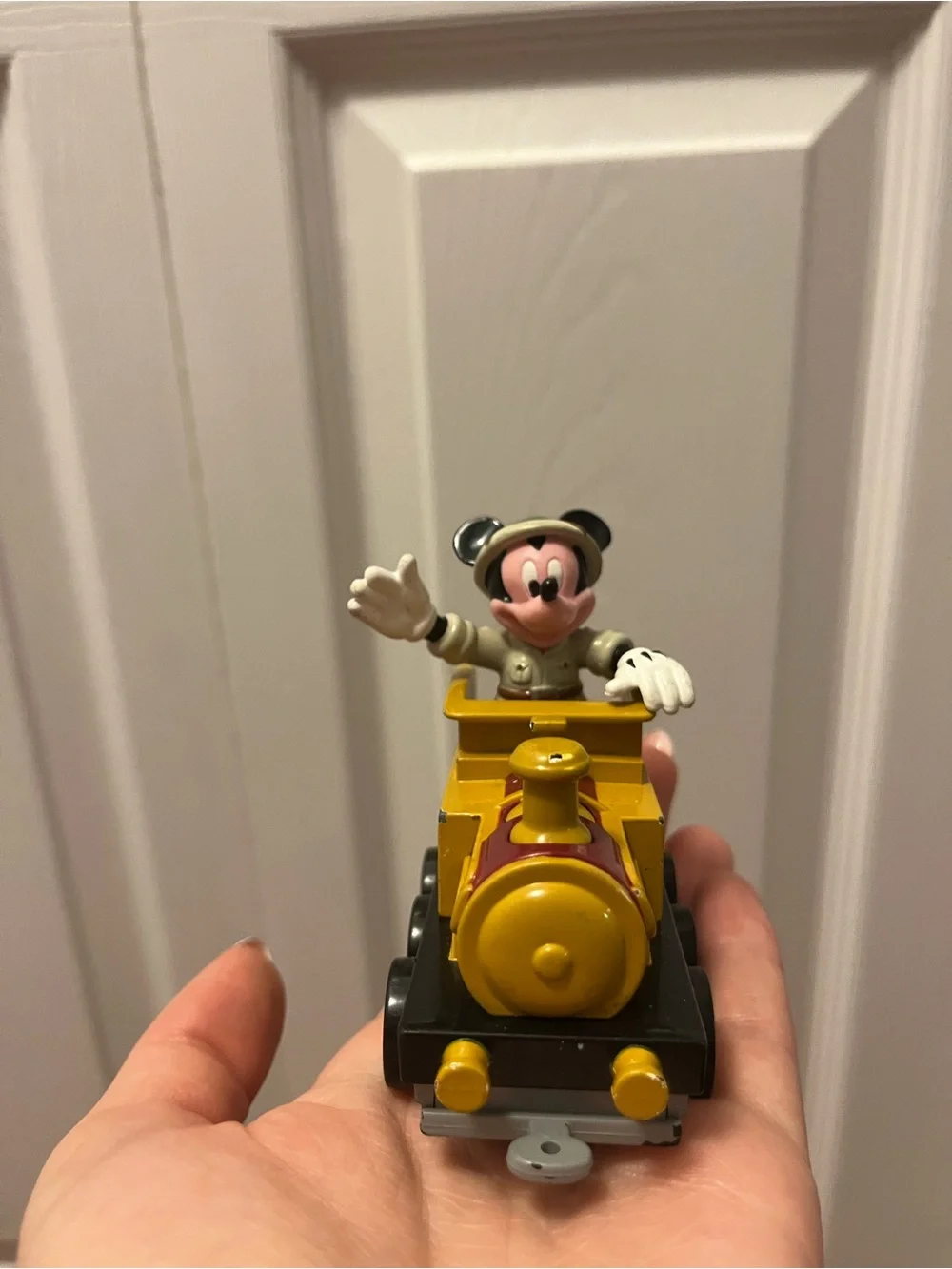 Disney Mickey Mouse Yellow & Black Train Figure Playset